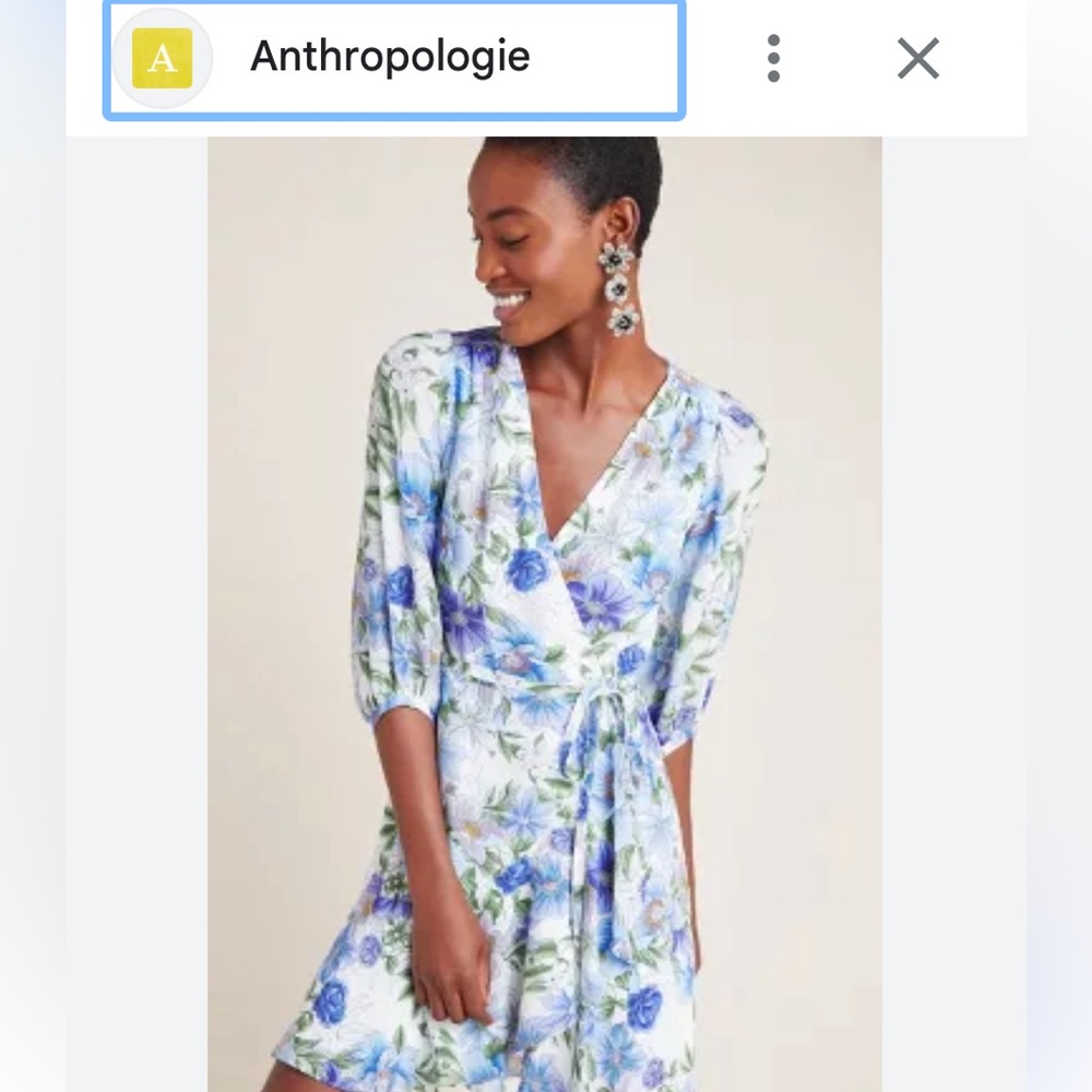 Anthropology Yumi Kim Wrap Dress -S Petite